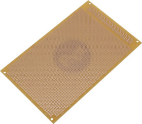 Circuit board, 100 x 160 mm, pitch 2.54 mm, single sided, FR1 hard paper, Cu 35 µm, BYB-3-11H6023