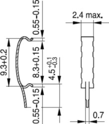 Clamp for ELP core
