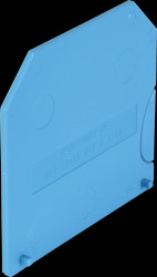 1050180000 End plate Klippon® Connect, W-Series blue