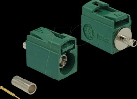 89703 FAKRA E jack 21 mm (short) for crimping