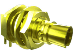 Złącze koncentryczne Montaż na płytce drukowanej Męski typ złącza Złącze Twinax Lutowane