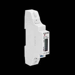 1-fazowy wskaźnik zużycia energii elektrycznej 40A wyjście impulsowe 1 moduł DIN TH-35mm EM-2