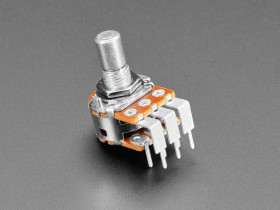 Alpha Dual-Gang 16mm Right-angle PC Mount - 250K Audio (RV16A01F-41-15R1-A250K-30H4)