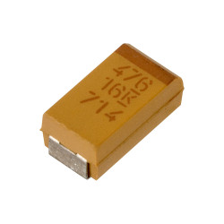 Kemet T491C476K016AT 47&#xB5;F &#xB1;10% 16V SMD Tantalum Capacitor Case C