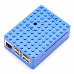 Pi-Blox - obudowa Raspberry Pi Model 3B+/3B/2B - niebieska