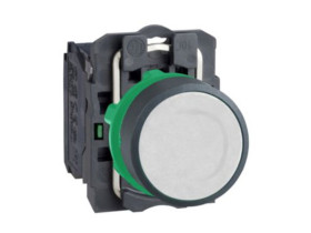 Harmony XB5 Przycisk płaski biały plastikowy XB5AA11 SCHNEIDER ELECTRIC