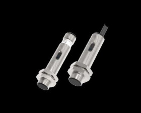 Czujniki fotoelektryczne Typu dyfuzyjnego odblaskowego PNP NO cylindryczny zakres 150 mm IP67