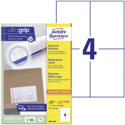 Avery-Zweckform 3483-200 All-purpose labels 105x148mm White 880pcs Permanent