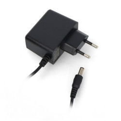 Zasilacz impulsowy Akyga AK-PD-32 9V/1A do keyboardów Casio - wtyk DC 5,5/1,4mm