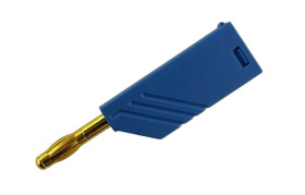 Adapter z wtykiem bananowym Męski Śruba typ Wtyk bananowy Niebieski 24A Hirschmann Test & Measurement rozmiar 4 mm