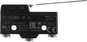 Wyłącznik krańcowy typ Dźwignia Omron NO/NC Działanie natychmiastowe 15A 500V IP00