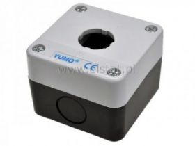Kaseta sterownicza 1 przycisk biała, 68x68x52mm