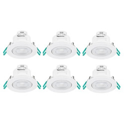 LED SPOTLIGHT 500LM WARM WHT IP65 6-PK