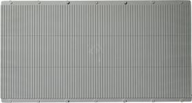 Arkusz do budowania makiet- blacha trapezowa, szara, Auhagen, 200 x 105 mm, skala H0/TT
