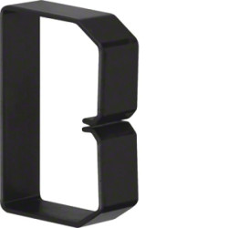 tehalit Klamra do przewodów BA6 60x80mm PCV czarna B600803