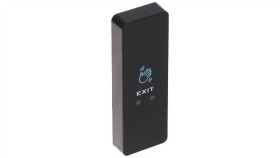 Bezdotykowy Natynkowy Przycisk Wyjścia Otwarcia Drzwi S1 Czarny Ip68