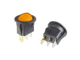 Przełącznik kołyskowy T120 KCD1-105 12V podświetlany ON-OFF