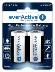 Bateria alkaliczna LR14 / C 1,5V everActive Pro /2szt./