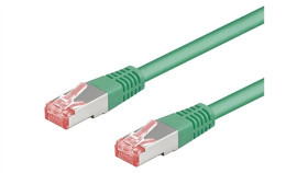 S/Ftp6-Cu-100Gr Patch Cord S/Ftp 6 Linka Cu Lszh Zielony 10M 28Awg