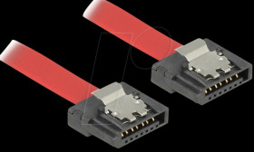 83832 Cable SATA FLEXI 6 GB/s 10 cm red metal