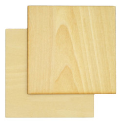Sklejka 100x100x1.5mm Formatka zestaw 2szt do rzeźbienia laserem