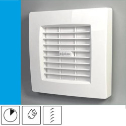 Wentylator domowy Atol 100AHT czujnik wilgotności z opóźnieniem czasowym, automatyczna żaluzja, fi 100 mm, kolor biały