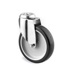 Koło samonastawne średnica kabla 75mm Pojedyncza śruba Tente 60kg wysokość całkowita 100mm