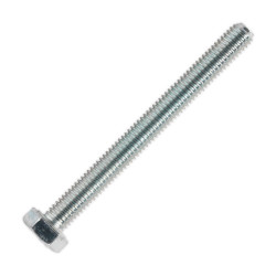 Sealey SS550 HT Setscrew M5 x 50mm 8.8 Zinc DIN 933 Pack of 50