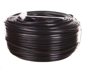 Przewód płaski H03VVH2-F (OMYp) 2x0,75 czarny /100m/