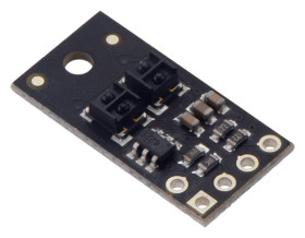 Pololu QTRX-HD-02RC Reflectance Sensor Array: 2-Channel, 4mm Pitch, RC Output, Low Current