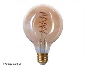 FLEXIBLE FILAMENT BULB E27 G95 4W 240LM