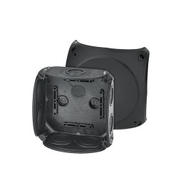 Skrzynka zaciskowa Polipropylen 77 x 130 x 130mm Czarny IP66 HENSEL