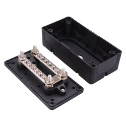 Heavy Duty 16 Way M4 / M6 Power Distribution Busbar