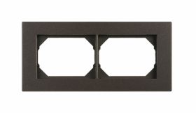 Ramka dwukrotna pozioma grafitowa