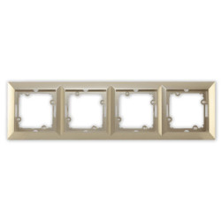 OPAL Ramka poczwórna satyna Ra-4 Op PI