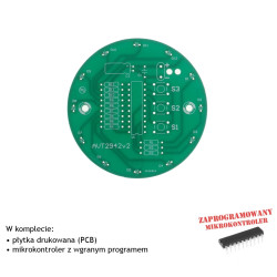 Kogut dyskotekowy, PCB i mikroprocesor do projektu AVT2942