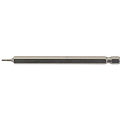 Draper 64369 1.5mm 1/4&quot; Hex Hexagonal Insert Bit 100mm Long x 1