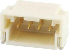 Molex Listwa kołkowa, męska, do wbudowania, standardowa Ilość pinów 4 Wymiary siatki: 2 mm 5023520410 1 szt. taśma na du