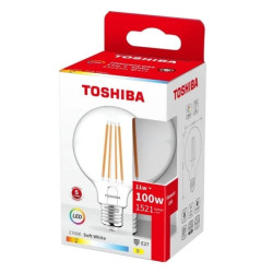TOSHIBA LED FILAMENT G95 E27 11W 2700K/10szt./