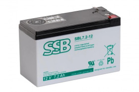 Akumulator VRLA AGM 12V 7,2Ah (żywotność 10-12lat) SBL7,2-12 T1