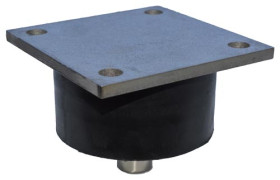 Tarcza rozporowa do mierników siły, typ: Łożysko z elastomeru, do użycia z: Czujnik tensometryczny