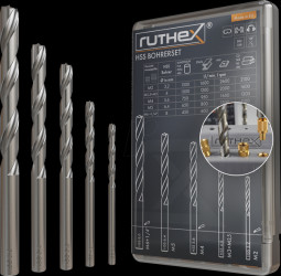 BOH-SET-001 3D printing, drill set, 3.2/4.0/5.6/6.4/8.0 mm, pack of 5