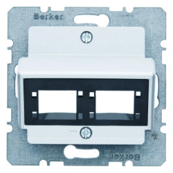 K.1 Płytka centralna do 1 lub 2 modułów pojedynczych ReichleiDe-Massari aluminium mat lakierowany 14721404