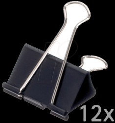2133290 Foldback Clips, black
