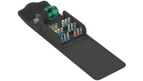 Zestaw Bitów 18 Sztuk Z Wkrętakiem Krótkim Stubby Wera Kraftform Kompakt + Etui