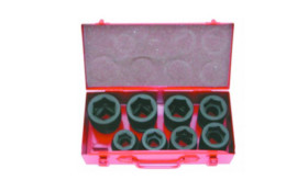 Nasadka udarowe, Stal, rozmiar: 24 mm, 27 mm, 30 mm, 32 mm, 33 mm, 36 mm, 38 mm, 41 mm, rozmiar: 1 cale, dł. 25,4 mm