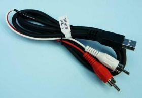 KABEL USB->2xRCA 1,50mb