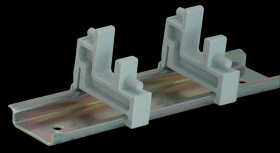 Uchwyt szyny miedzianej N PE podwójny na szynę DIN