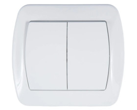 Simon Akord Łącznik schodowy podwójny biały AW6/2/11