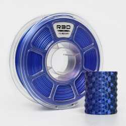 R3D PLA Magic SILK 1.75mm 1kg Tri-Color Blue Purple Black , multi, wielokolorowy, jedwabisty